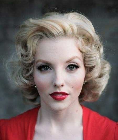Sexy Blonde Vintage Curls