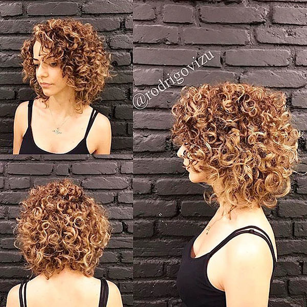 Short Blonde Hair for Curly Hair