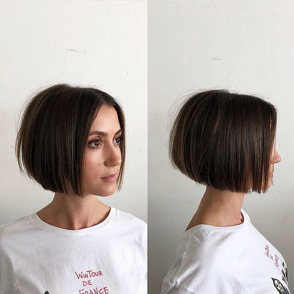 Short Brown Bob