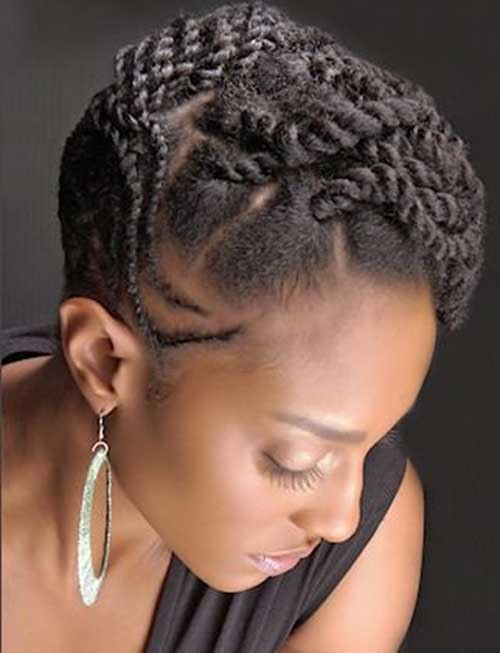 Short Cornrow Hairstyle
