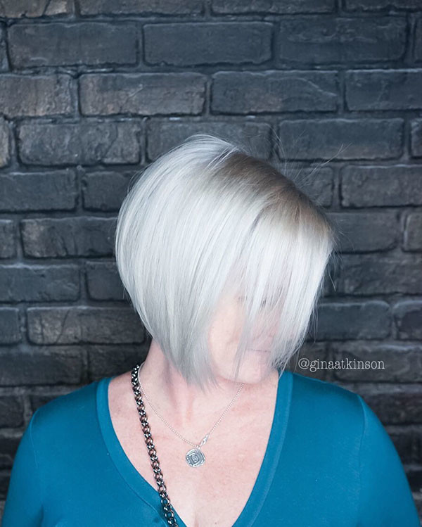 Short Fine Bob Haircut