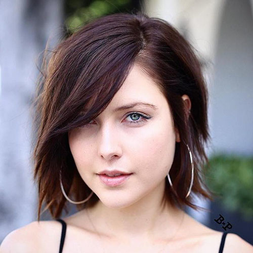 Short Hair with Side Bangs
