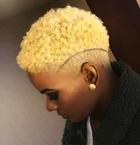 Short Hairstyle with Shaved Sides