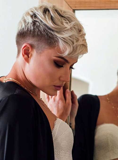 Short Pixie Long Bangs