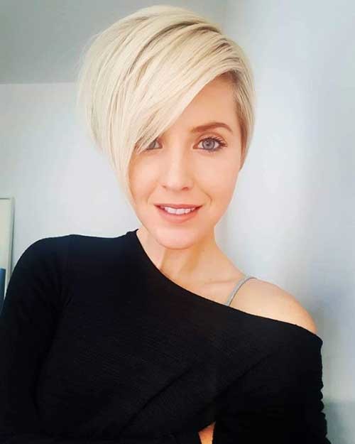 Short Sassy Blonde Hair