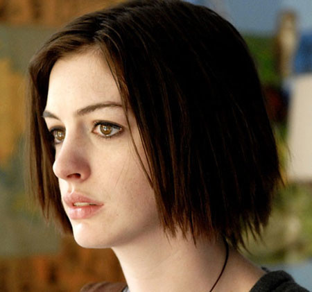 Side Parted Straight Short Hair