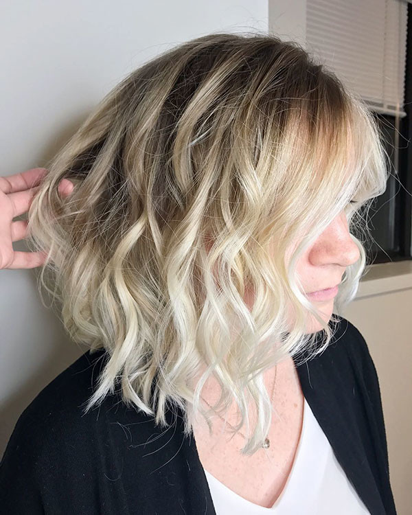 Soft Blonde Bob