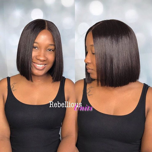 Straight Blunt Bob Cut