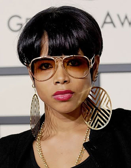 Super Short Hairdo with Blunt Front