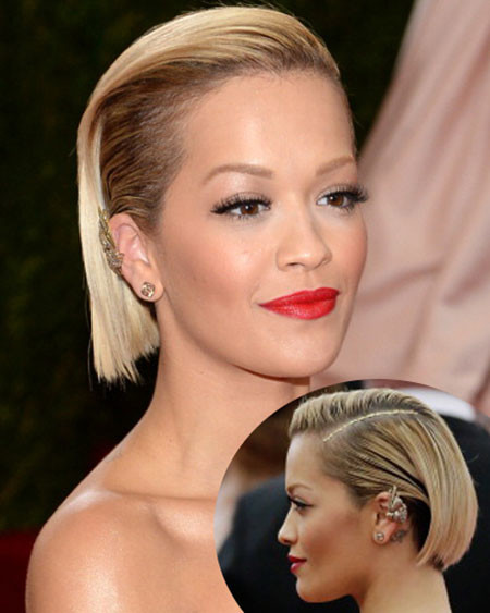Undercut Sides with Backwards Swept Hair