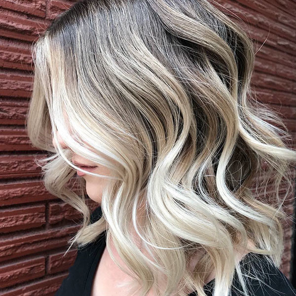 Wavy Blonde Lights