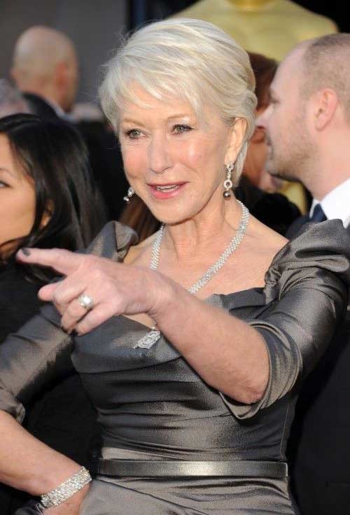 10.Short Hair Women Over 50