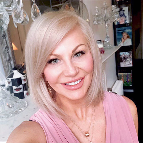 12 platinum blonde bob
