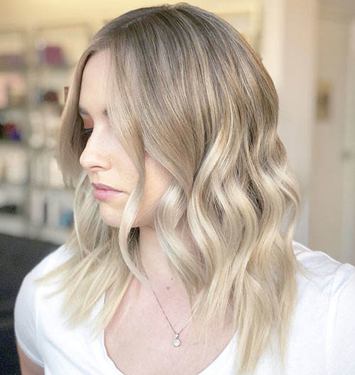 12 short light brown hair with blonde highlights