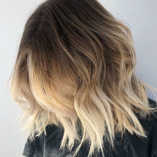 25 brown and blonde short hair