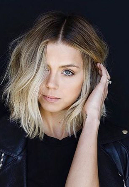 37 brown hair with blonde highlights short hair