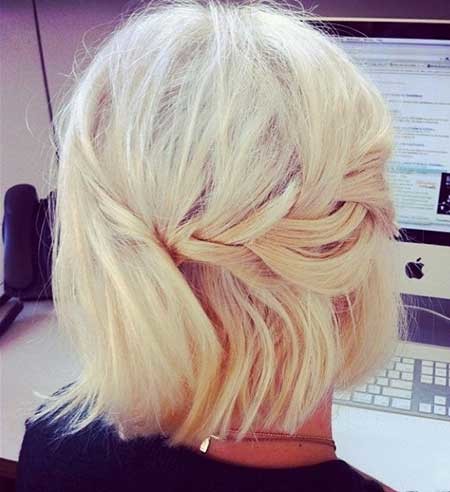 Back View of Side Short Braid