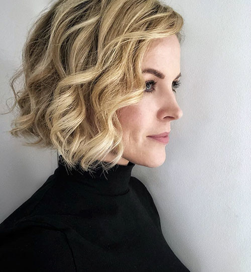 Blonde Curly Bob 1