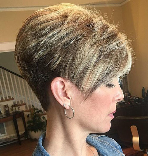 Blonde Pixie Cut 2