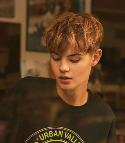 Boyish Girl Short Haircut