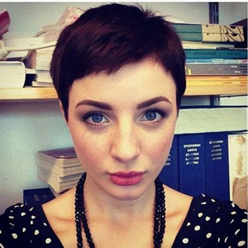 Brunette Pixie