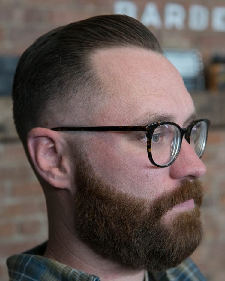 Brushed Back Taper Fade 1