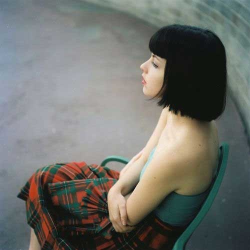 Cutest Dark Blunt Short Hair with Bangs