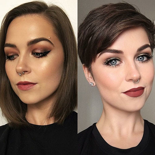 Dark Pixie Hair