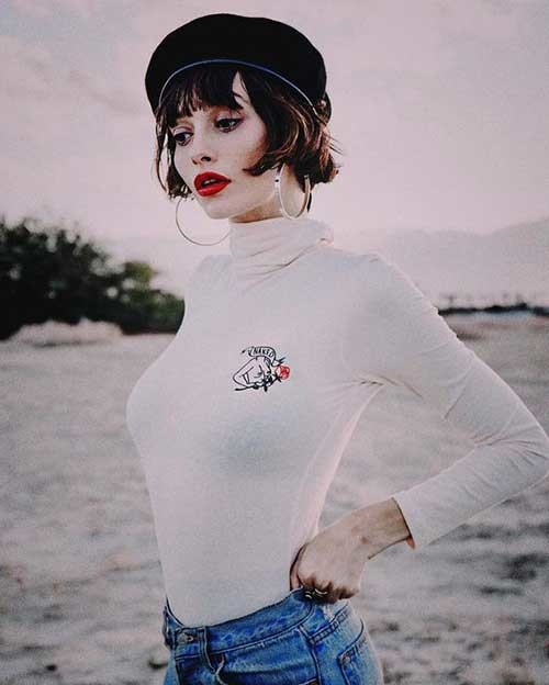 French Bob Style Short Hair