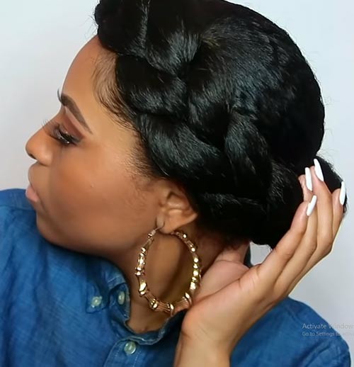 Goddess Crown Braid
