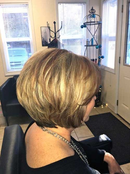 Graduated Short Haircut 2019 Over 50