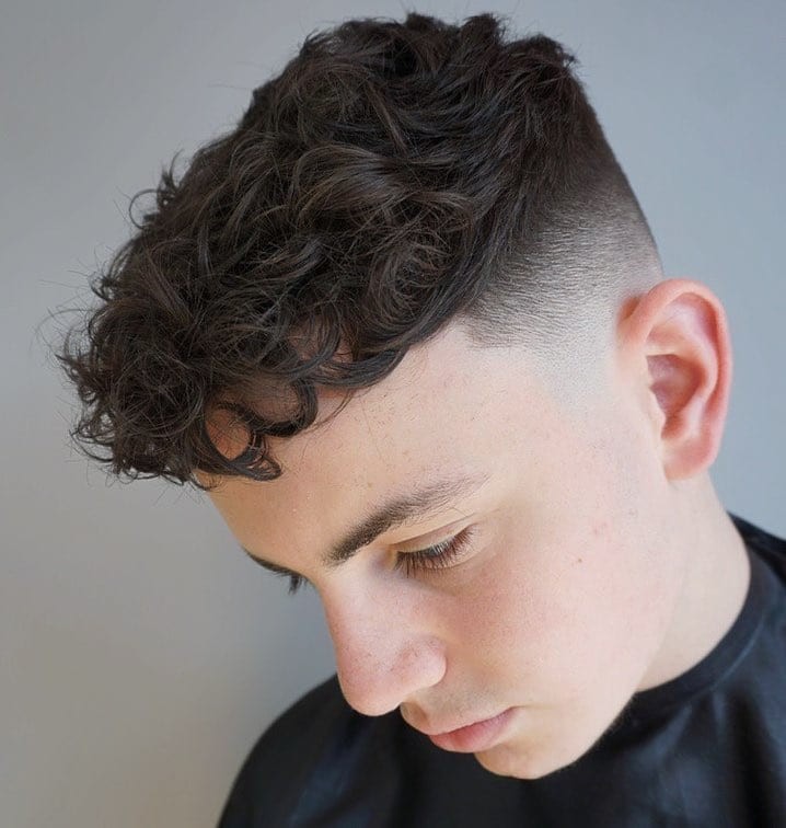 Messy Curls Fade