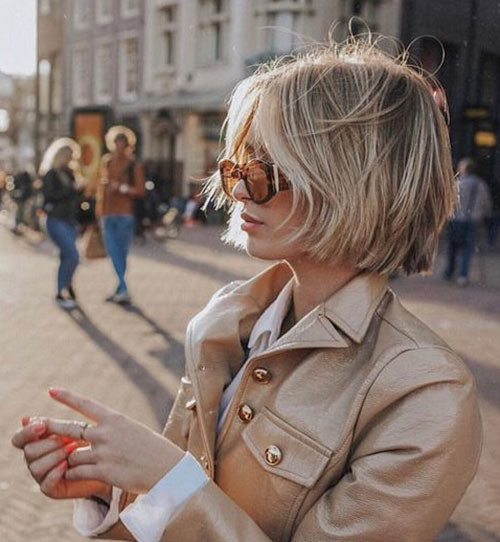 Modern Blonde Bob Hair