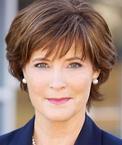 Modern Short Hair Over 50