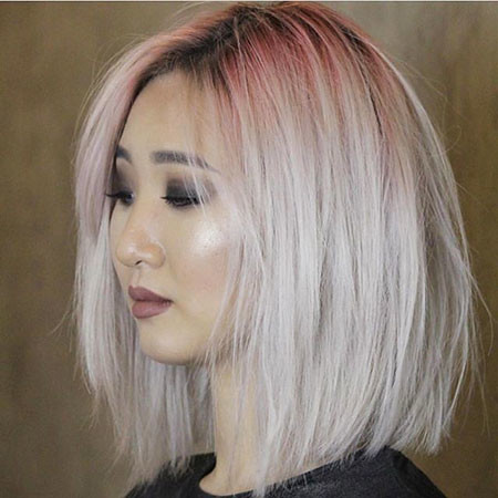 Pink and Blonde Hair