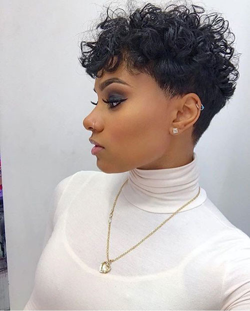 Pixie Cut Curly Hair
