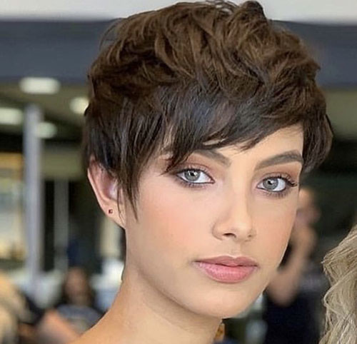 Pixie with Side Bangs