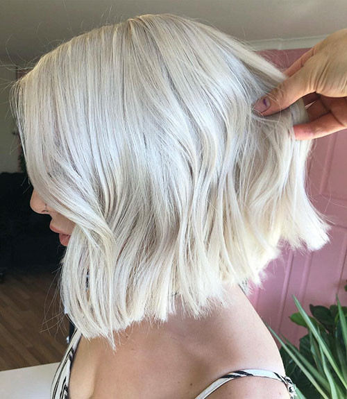 Platinum Blonde Bob