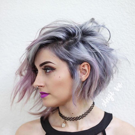 Purple and Silver