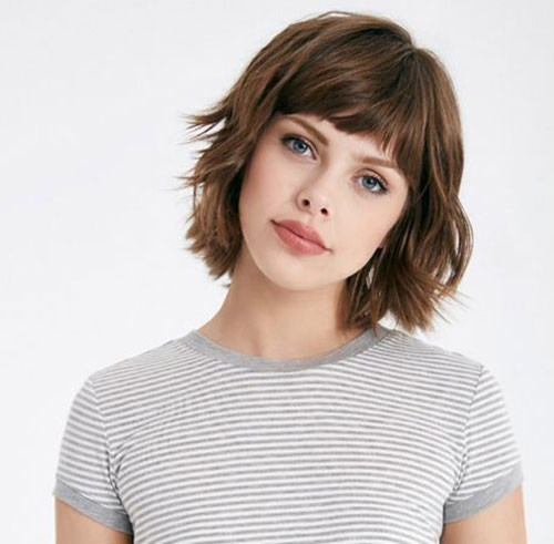 Shaggy Bob with Bangs
