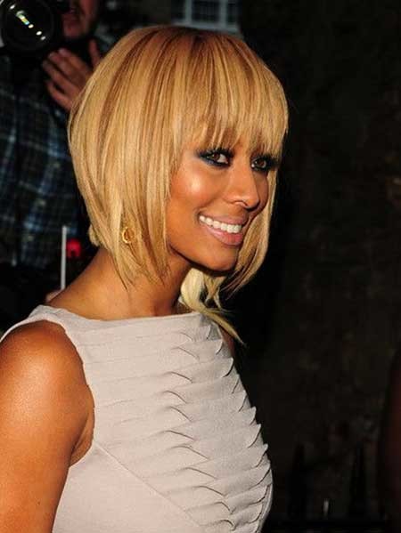 Short Blonde Filled Hair