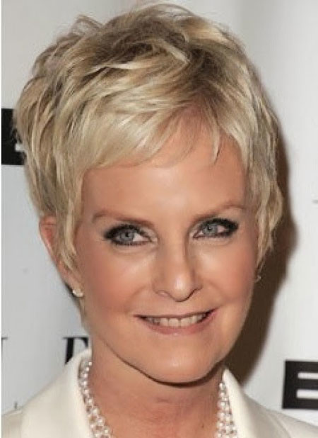 Short Blonde Messy Hair
