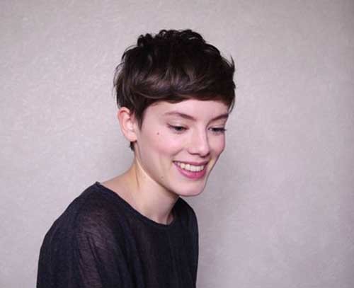 Short Dark Hair French Style