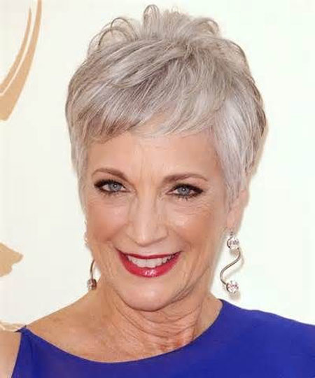 Short Grey Elegant Haircut
