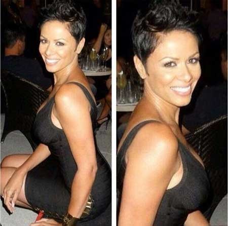 Short Pixie Haircut with Inverted Spiky Top
