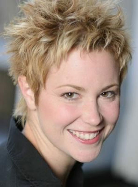 Short Pointy Blonde Pixie