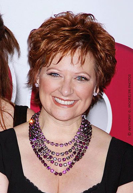 Short Red Voluminous Haircut