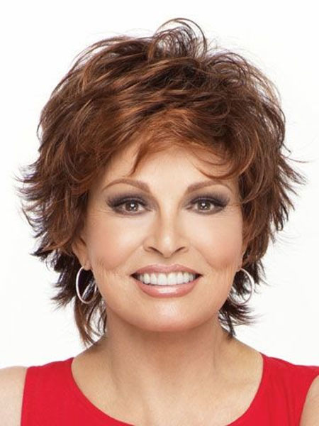 Short Spiked Voluminous Red Hair