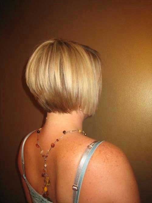 Short Stacked Bob Fine Hair