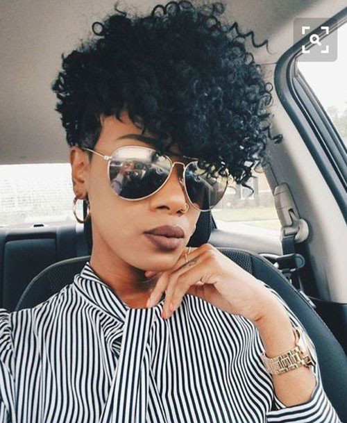 Short Taper Cut Natural Hair